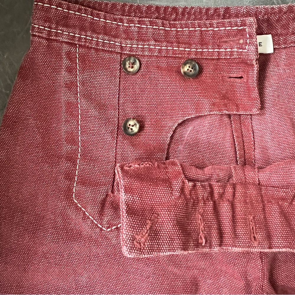 CELINE PARIS Distressed Wide Leg Sailor Jeans - Picture 8 of 12